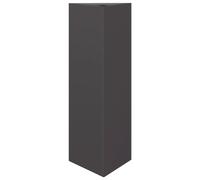 (black, 30 x 26 x 75 cm/ 1 pcs) vidaXL Garden Planters Outdoor Flower Pot Patio Planter Box Triangular Steel