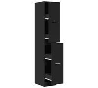 (black, 30 x 41 x 174.5 cm) vidaXL Apothecary Cabinet Storage Cabinet Apothecary Cupboard Engineered Wood