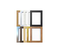 (Black, 30x24CM(11.8" x 9.4")) Photo Frame Picture Poster Frame Wide Profile 8 Colors Various Sizes
