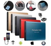 (Black, 32TB) Portable 32 Tb External Hard Drive Hdd For Pc Laptop And Mac 40% Off High Quality