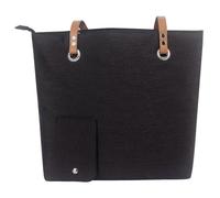 Black 33x32 Cm Anti Fade Oxford Cloth Wine Bag Large Capacity Oxford Cloth Tote Storage Bags Heat Insulation Womens Hand Bag for Wine Lovers Ideal for Concerts and Sports Events