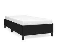 (black, 35 cm/ 3ft single) vidaXL Bed Frame Mattress Foundation Bedroom Upholstered Bed Bedstead Fabric