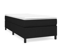 vidaXL Box Spring Bed Frame Black Single Fabric (UK/IE/FI/NO only)