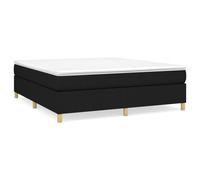vidaXL Box Spring Bed Frame Black Super King Fabric (UK/IE/FI/NO only)