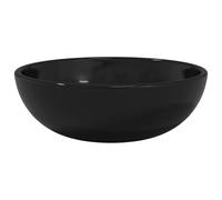 vidaXL Basin Tempered Glass 35x12 cm Black