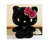 (Black, 35cm/13.78in) Hello Kitty Angel Devil Plush Toy Cat Cute Cartoon Girl Birthday Gift Holiday