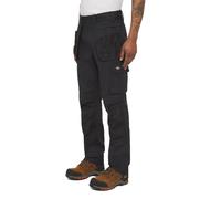 (Black, 36) Dickies Multi Pocket Utility Polyester Men's Black Work Trousers