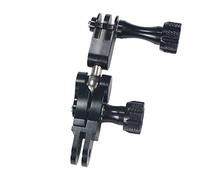 Black 360° Degree Rotation Ball Joint Buckle Mount Adapter for GoPro hero6/5/4 CNC