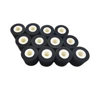Black 36x16mm 36x32mm 36x36mm 36x40mm 36x35mm 40x40mm Hot Stamp Coder Ink Roll for 380 Coding Sealing Machine Versatile Applications(24pcs 36 x 16mm)