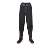 Black,37,Men Women Universal Sexy PVC One-Piece Half-Length Rain Pants Waterproof Wading Fishing Clothes Catching Fish Water Pants Clothing