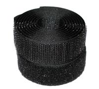 Black 38mm Sew-on Hook & Loop Tape Alfatex® Brand supplied by the Velcro Companies - Various Lengths (Length: 3m)