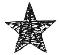 Black 3D Christmas Star Light | Diamond Star Decoration With 40 LED Lights Battery Operated | Christmas Window Lights - 30cm