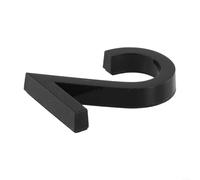 Black 3D House Number Sign 6cm ABS Outdoor(2)