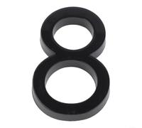 Black 3D House Number Sign 6cm ABS Outdoor(8)