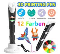 (Black) 3D Printing Pen, 3D Doodler Pen with LCD Screen UK