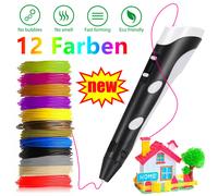 (Black) 3D Printing Pen, 3D Doodler Pen with LCD Screen UK