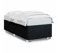 (black, 3ft single) vidaXL Bed Frame Bed Base Bedstead Mattress Foundation Dark GreyÂ Double Fabric