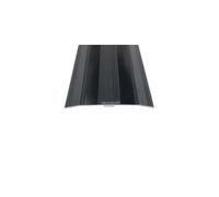 (Black, 3ft) Wide Carpet Metal Cover Trim Door Bar Transition Threshold Strip