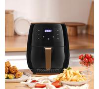 (Black) 4.5L Digital Screen Air Fryer Low Fat Oil Free Healthy Frying Oven