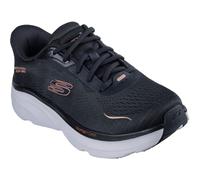 Skechers D'lux Vapor Clear Horizon Textile Women's Black Trainers UK 4