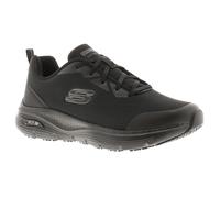(Black, 4 (Adults')) Skechers Womens Work Trainers Slip Resistant Arch Fit SR Lace Up black UK Size
