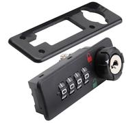 Black 4 Dial Digital Combination Cabinet Lock for Office Storage | ABS Plastic Body, Thickened Latch, Easy Installation, Secure Fit for Mailbox and Tool Cabinet
