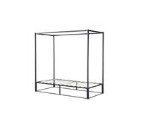 Farringdon Single Black Metal 4 Poster Bed Frame - Birlea - Wilko