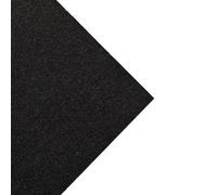 Black 4 Way Stretch Van Lining Carpet - Campervan Interior Trim Fabric for Motorhome, Caravan, Boat & Speaker Box - Flexible Automotive Carpet with Strong Stretch & Easy Fit (1 Metre x 2 Metre)