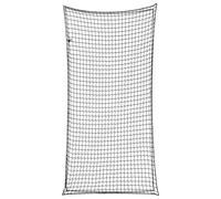 vidaXL Trailer Net - 4x2 m Black PP Mesh Cover with Elastic Rope for Secure Cargo Transport, UV and Weather-Resistant for Trailers/Trucks/SUVs/Roof Racks
