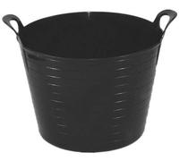 Black 40 Litre Flexi Tub (Made In U.K)