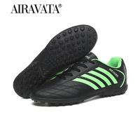 (black, 40) Size 31-44 Men Football Shoes Training TF Boots Boy's Football Shoes Sports Shoes Artificial Field Five-a-Team Football Shoes