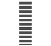 (black, 40 x 150 cm) vidaXL Zebra Blind Dark Grey 45x230 cm Fabric Width 40.9 cm Polyester