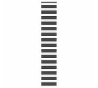 (black, 40 x 230 cm) vidaXL Zebra Blind Dark Grey 45x230 cm Fabric Width 40.9 cm Polyester