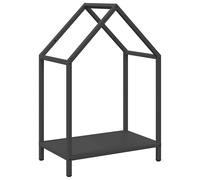 (black, 40 x 25 x 60 cm) vidaXL Firewood Rack White 40x25x90 cm Cold-rolled steel fireplace log holder