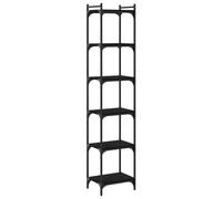 (black, 40 x 30 x 188 cm) vidaXL Bookcase Bookshelf Storage Cabinet Rack Book Shelf Engineered Wood