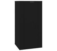 (black, 40 x 34.5 x 80 cm/ 1 pcs) vidaXL Wall Mounted TV Cabinet Hanging TV Stand TV Unit Entertainment Centre