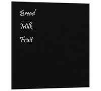 (black, 40 x 40 cm) vidaXL Wall Mounted Magnetic Board Tempered Glass Dry Erase Writing Board