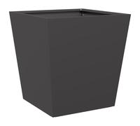 vidaXL Garden Planter Black 40x40x40 cm Steel 851052, Black