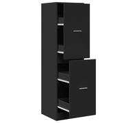 (black, 40 x 41 x 144.5 cm) vidaXL Apothecary Cabinet Storage Cabinet Apothecary Cupboard Engineered Wood