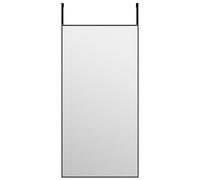 (black, 40 x 80 cm) vidaXL Door Mirror Glass and Aluminium Hanging Mirror Black/Gold Multi Sizes