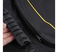 Black 41 Inch Acoustic Guitar Case Featuring Rip Stop Oxford Fabric Thick Padding And Double Shoulder Straps For Secure Travel Protection