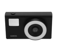 Black 44 Megapixel Compact Digital Camera 1080p 2.4 Inch Abs | 16x Recording Camera, 600mah Battery, Beauty Filter, Portable Design for Beginners at Family Gatherings and School Events