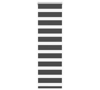 vidaXL Zebra Blind Black 45x100 cm Fabric Width 40.9 cm Polyester, Black