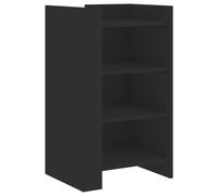 (black, 45 x 35 x 75 cm) vidaXL Sideboard Home Storage Cupboard Cabinet Highboard White Engineered Wood