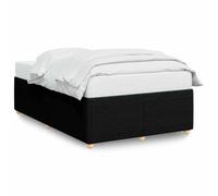 (black, 4ft6 double) vidaXL Bed Frame Bed Base Bedroom Mattress Foundation Home Bedstead Fabric