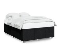 (black, 4ft6 double) vidaXL Bed Frame Bed Base Mattress Foundation Dark Grey Super King Fabric