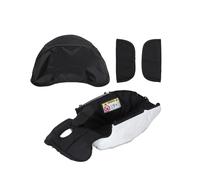 (BLACK) 4IN 1 Car Seat Stroller Accessories Doona Replacement Cover Kit Canopy Sunshade Seat Cushion Shoulder Pads Doona Accessories