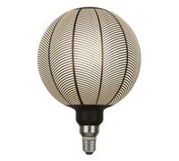 Black 4w Pine Branch LED Globe G200 Dimmable 1800K E27 100lm & Light Grey