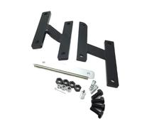 Black 5.5 Inch Forward Control Extensions Compatible With 1997-2007 VT600C VLX 2004 2005 2006