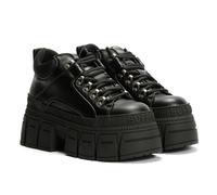 Buffalo GOSPHER HIKE LO Women’s Black Vegan Nappa Platform Chunky Lace-Up Ankle Boots